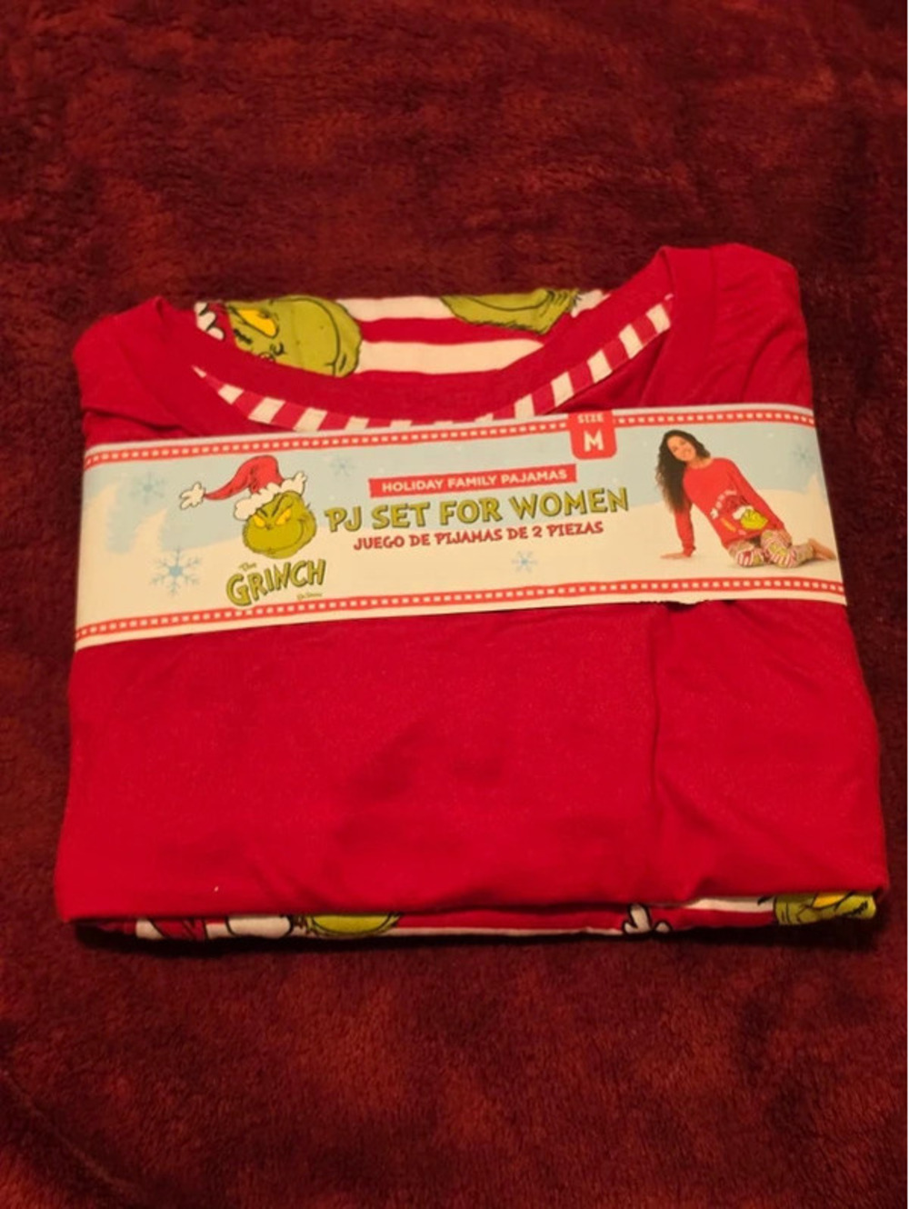 Women's Grinch PJ Set M